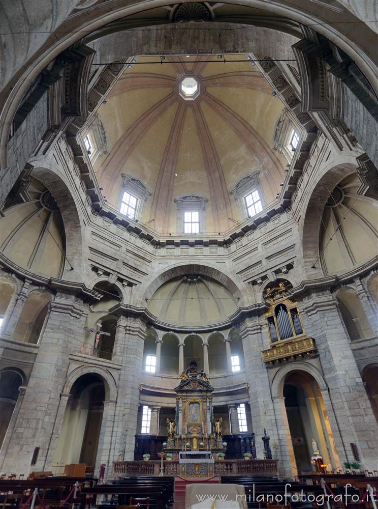 Milan (Italy) - Interior and dome of the Basilica of San Lorenzo Maggiore